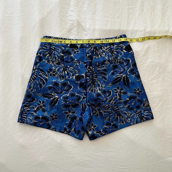 NWT Lily Pulitzer Callahan High Rise Blue Grotto Dress Shorts, Size 0 - Picture 4 of 9